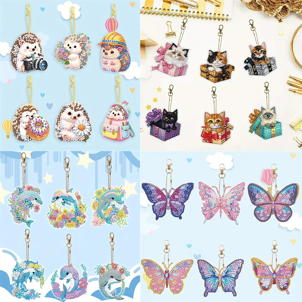 DIY Diamond Painting Keychains - Resin Craft For Beginners recension och pris