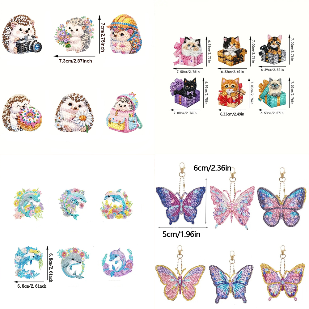 DIY Diamond Painting Keychains - Resin Craft For Beginners recension och pris