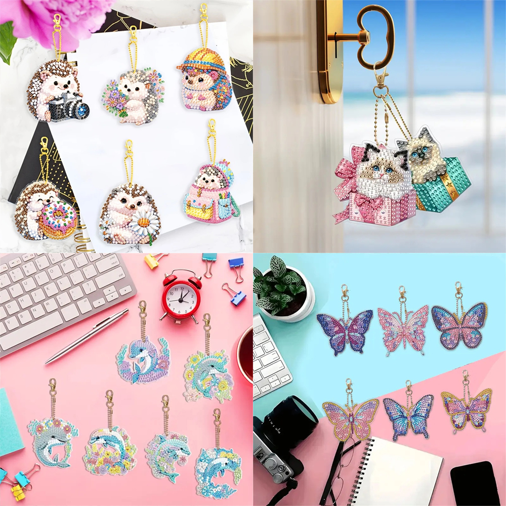 DIY Diamond Painting Keychains - Resin Craft For Beginners recension och pris