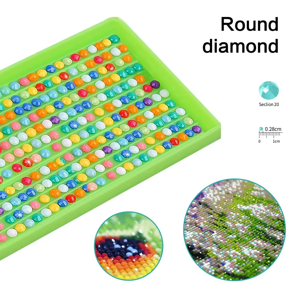 1pc frameless  5D DIY Diamond  - Resin Craft Kit recension och pris