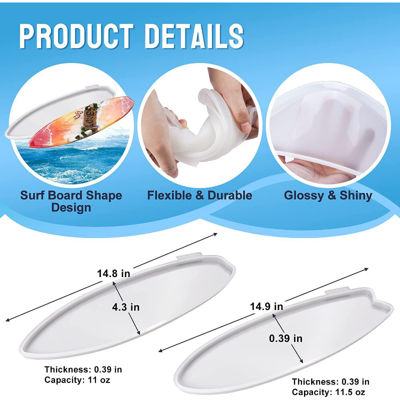 Surfboard Resin Tray Molds Sur - Resin Ocean Wave Mold recension och pris