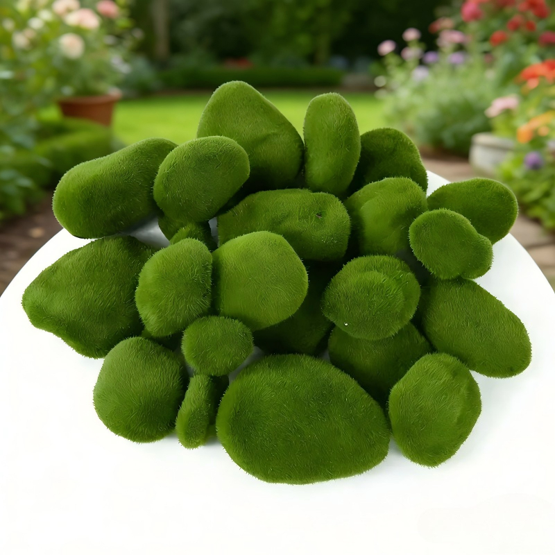 10pcs Artificial Moss Stones F - Terrarium Moss Art recension och pris