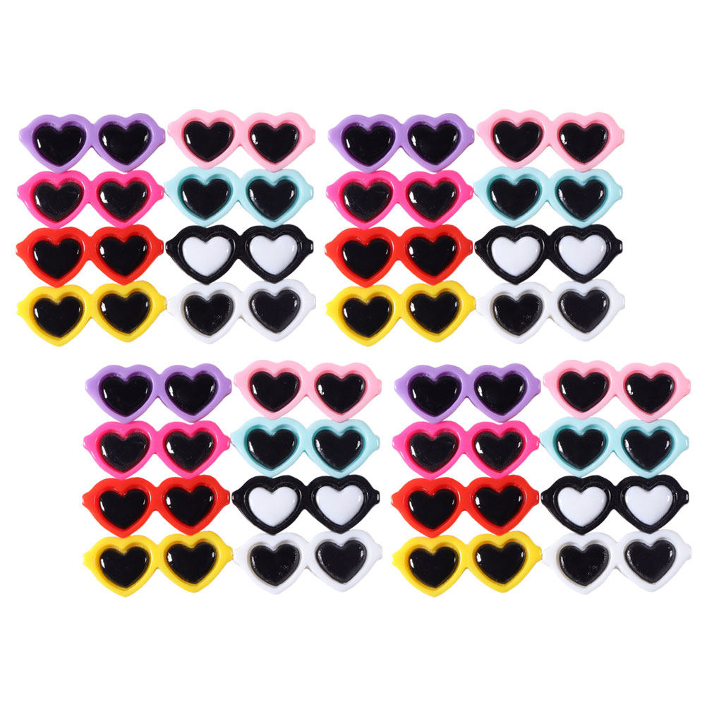 50Pcs Delicate Glasses Resin C - Resin Crafts Diy recension och pris