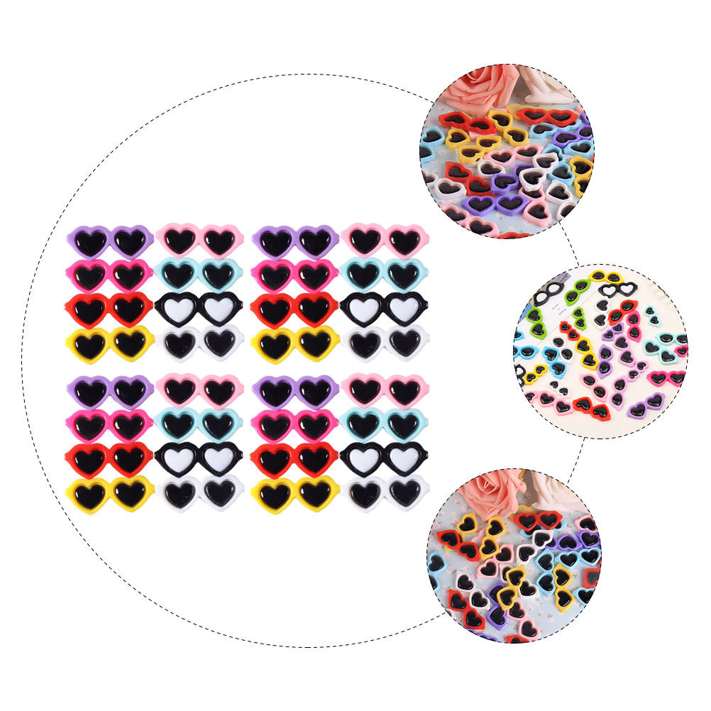 50Pcs Delicate Glasses Resin C - Resin Crafts Diy recension och pris