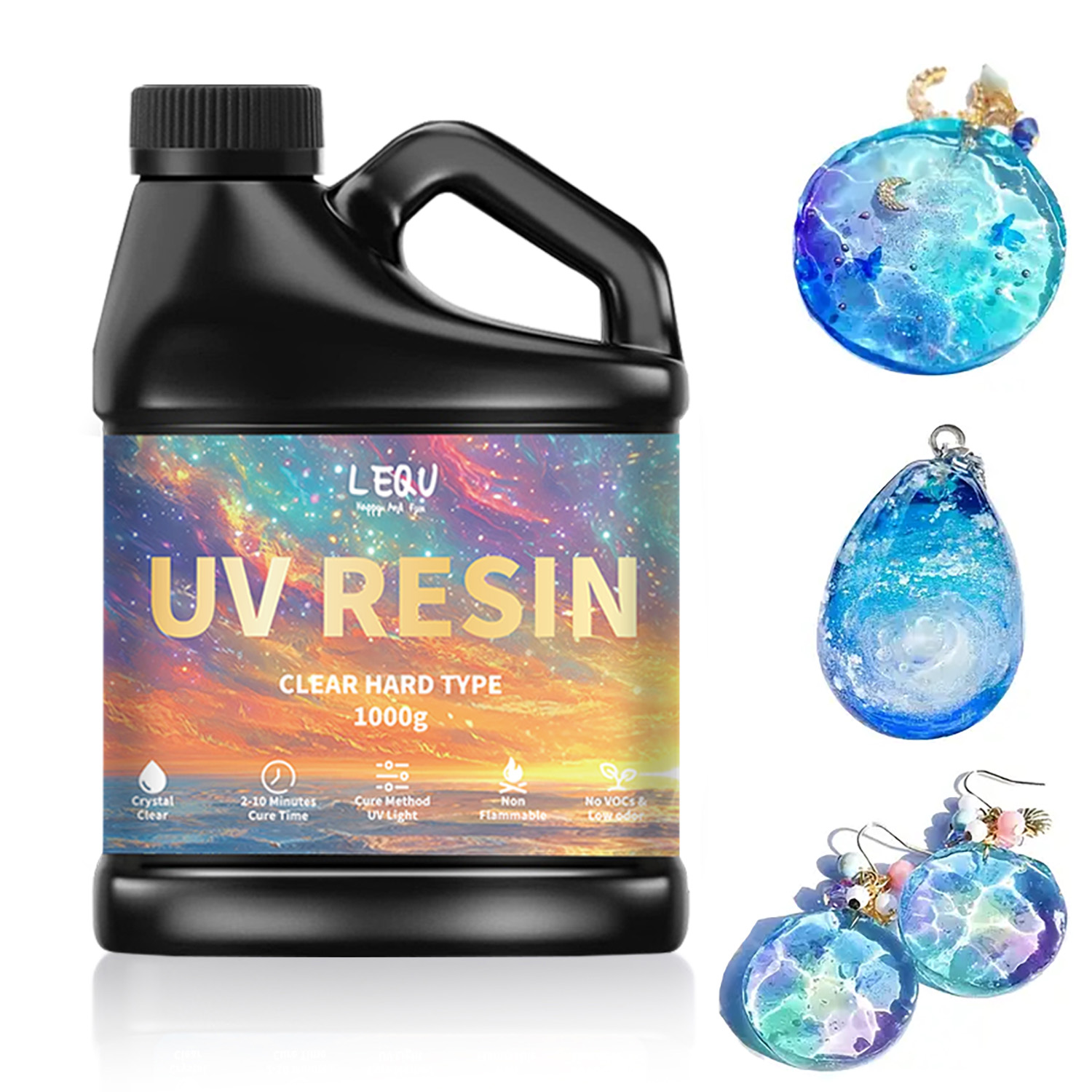 100/200/500/1000g UV Epoxy Res - Resin Craft Projects recension och pris