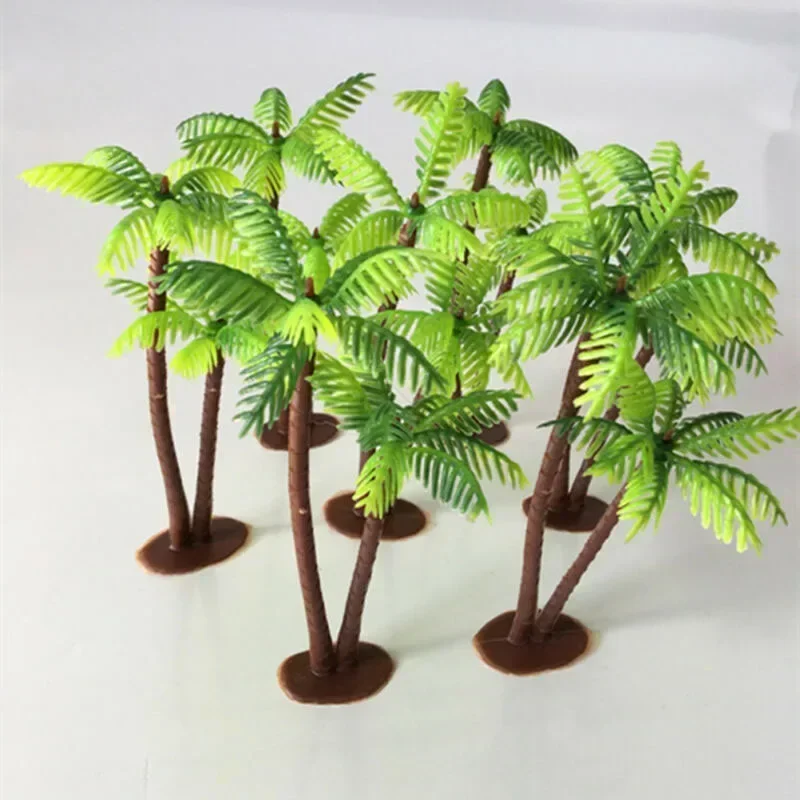 5Pcs Mini Plastic Coconut Palm - Terrarium Moss Art recension och pris