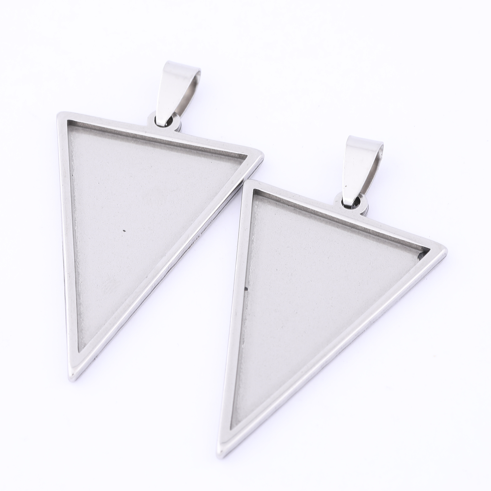 5pcs Stainless Steel 25x35mm T - Bezels Set Pendant recension och pris