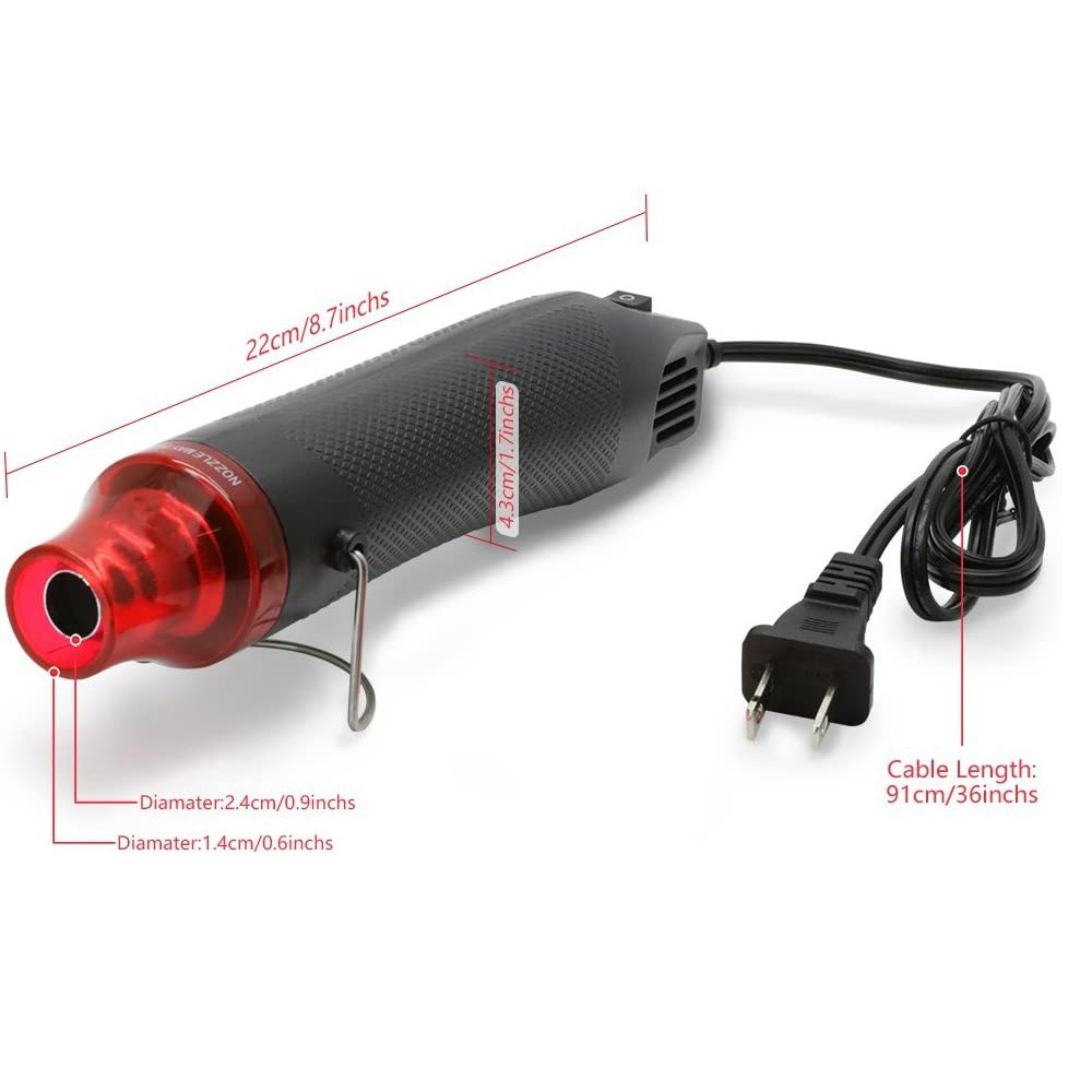 300W Hot Air Gun Portable Mini - Heat Gun Small recension och pris