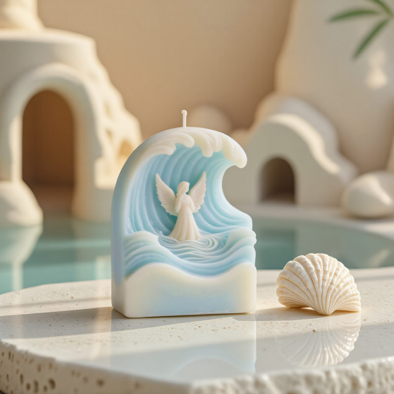 2pcs Wave Angel Silicone Mold  - Resin Ocean Wave Mold recension och pris