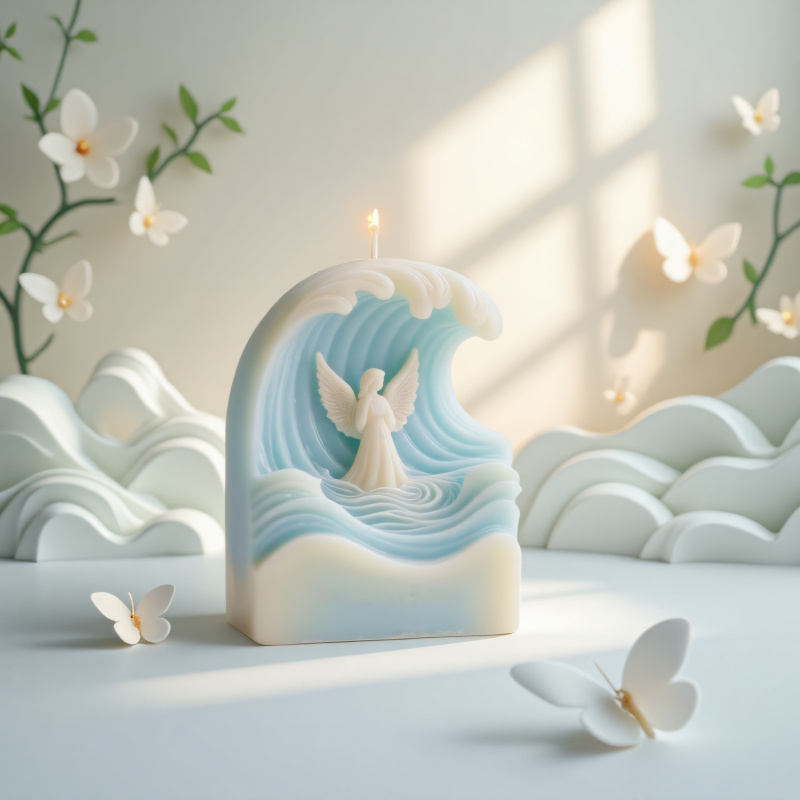 2pcs Wave Angel Silicone Mold  - Resin Ocean Wave Mold recension och pris